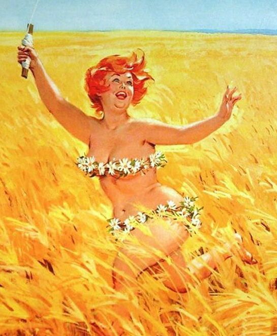 Plus-Size Pin-Up Hilda