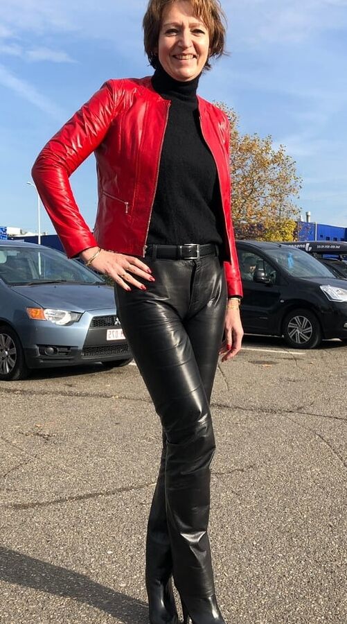 Elegante Leder Fotzen