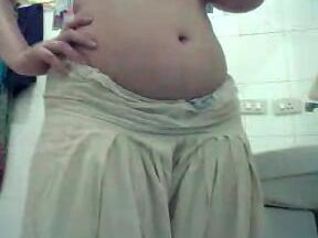 Paki babe nude washroom