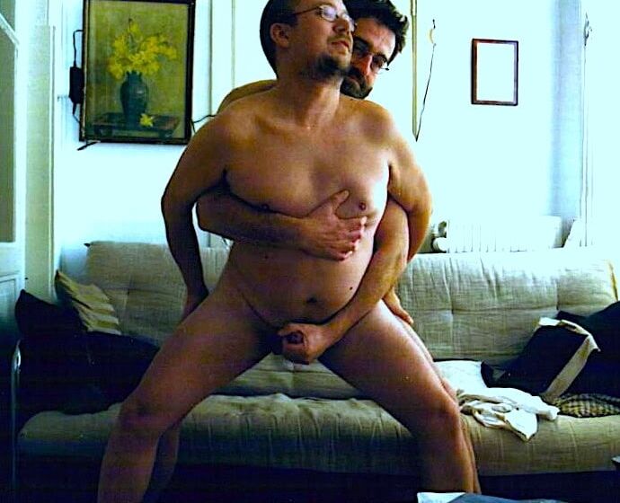 Bent over, .