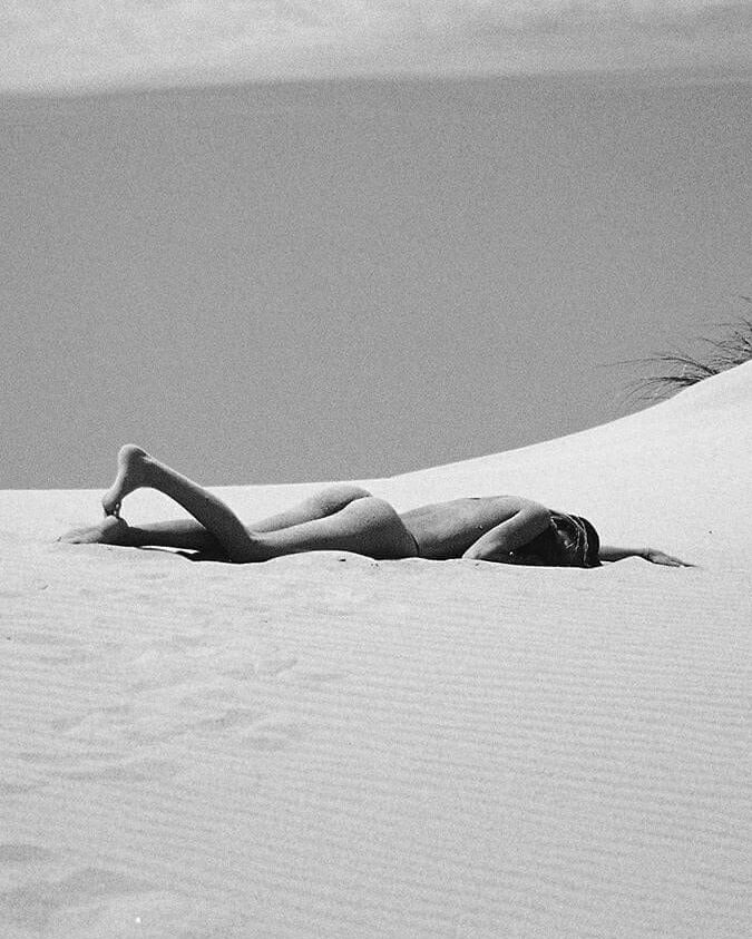 Lady on a Bare Skin Rug