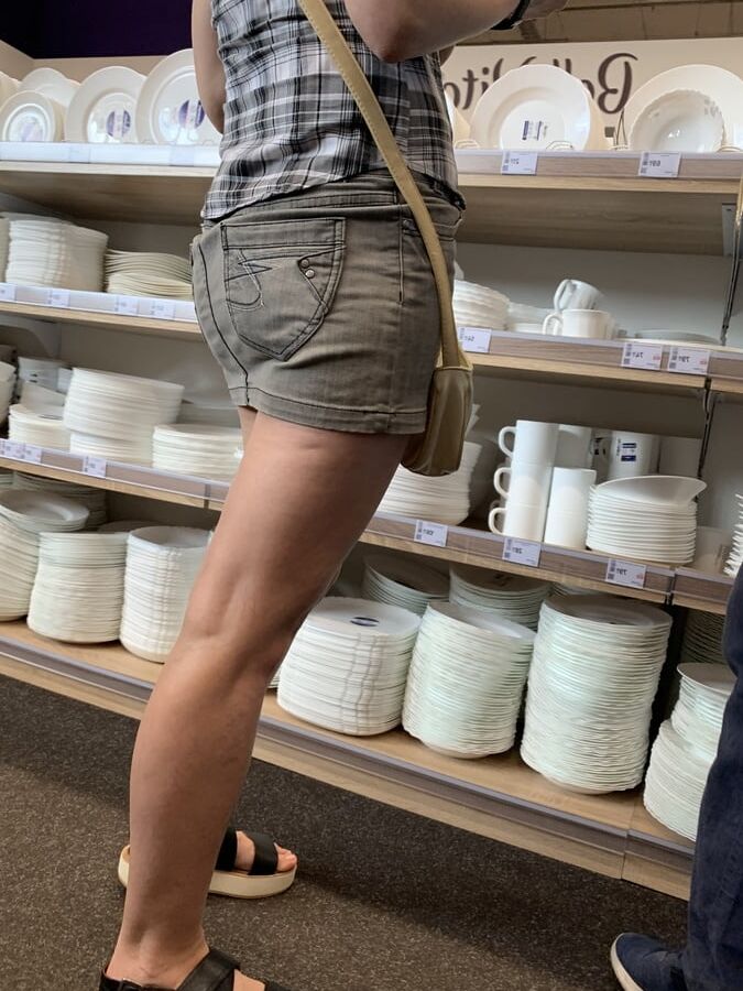 Mini skirt jeans