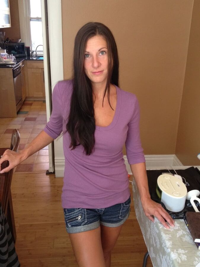 Slender brunette