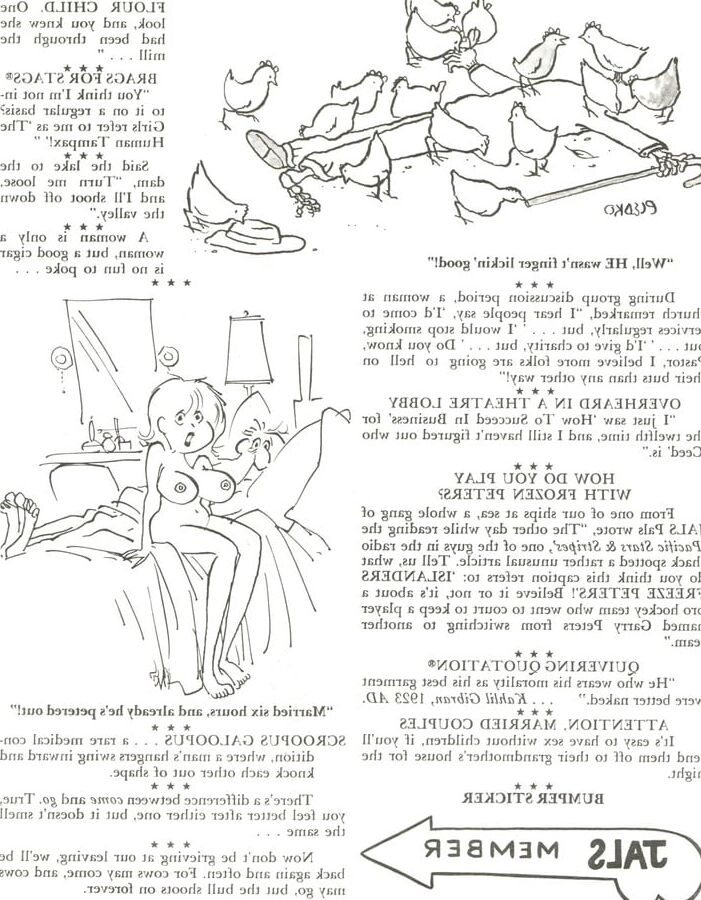 Vintage Magazine Sex to Sexty comedy