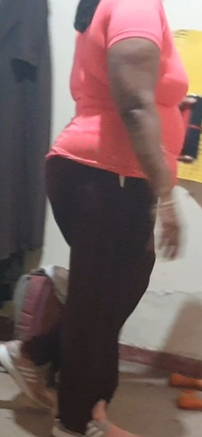 My sexy mom exercising