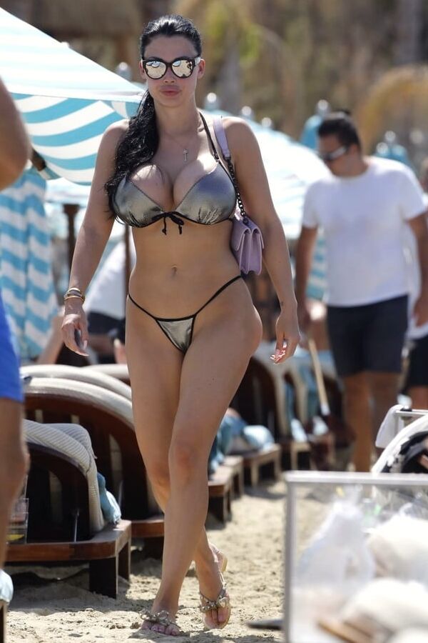 on the beach