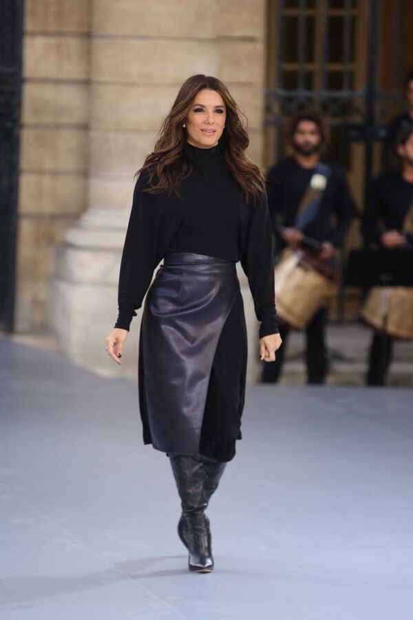 Female Celebrity Boots &amp; Leather - Eva Longoria