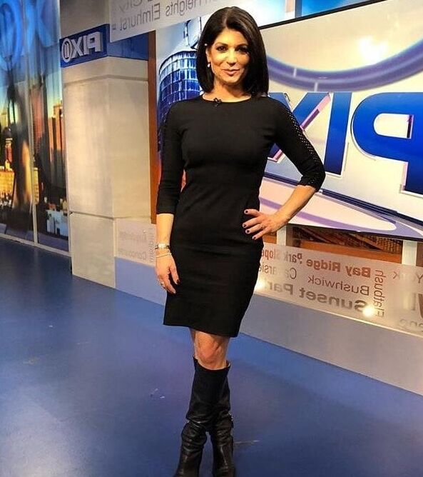 Female Celebrity Boots &amp; Leather - Tamsen Fadal