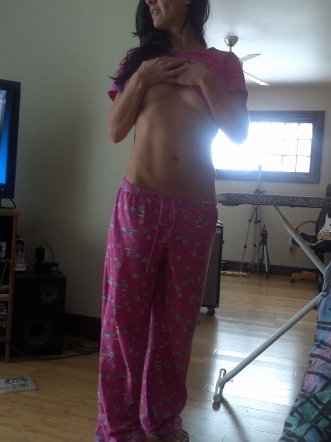 Slender brunette