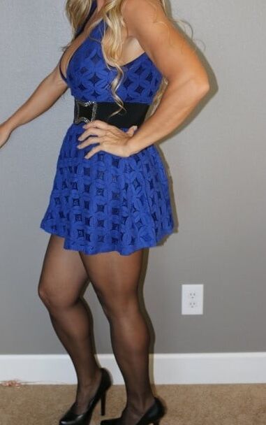 sexy blue dresses