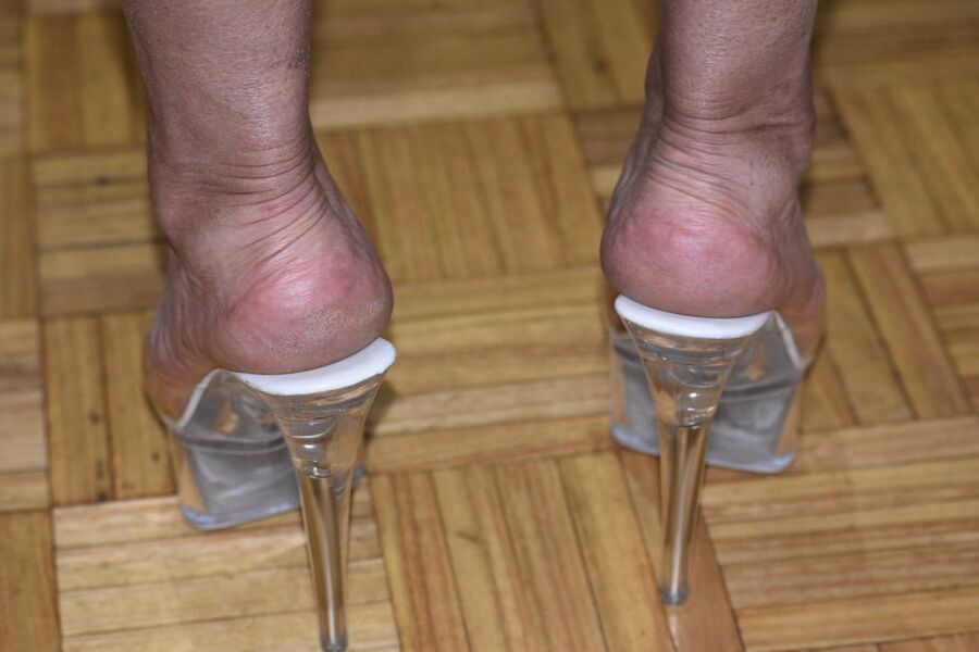 WIFE CLEAR HEELS...
