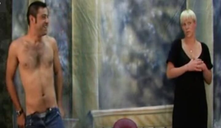 Waxing a man