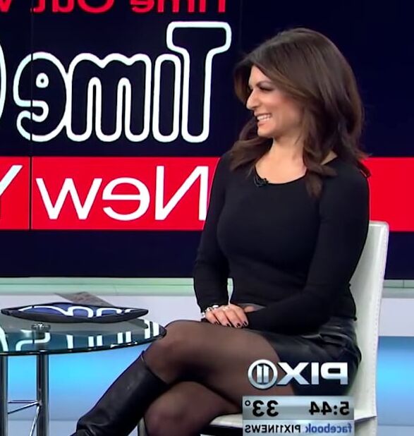 Female Celebrity Boots &amp; Leather - Tamsen Fadal