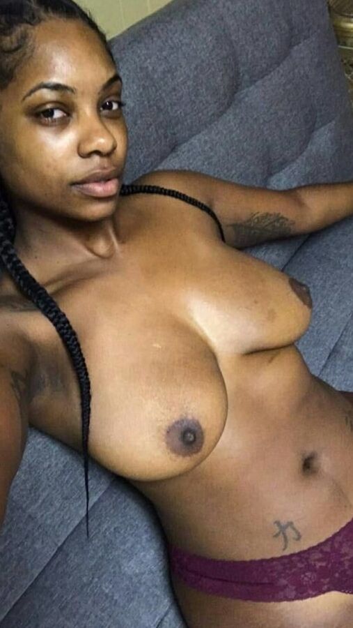Big black ebony tits boobs