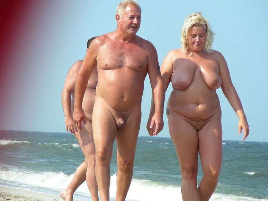 small vs. busty nudists