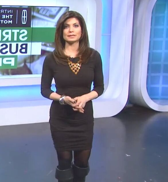 Female Celebrity Boots &amp; Leather - Tamsen Fadal