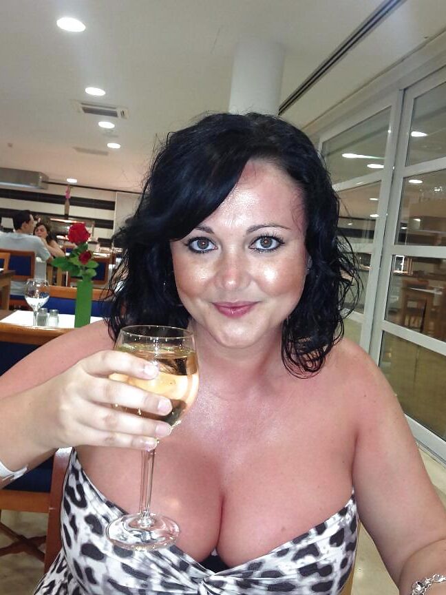Big tit granny shows them off
