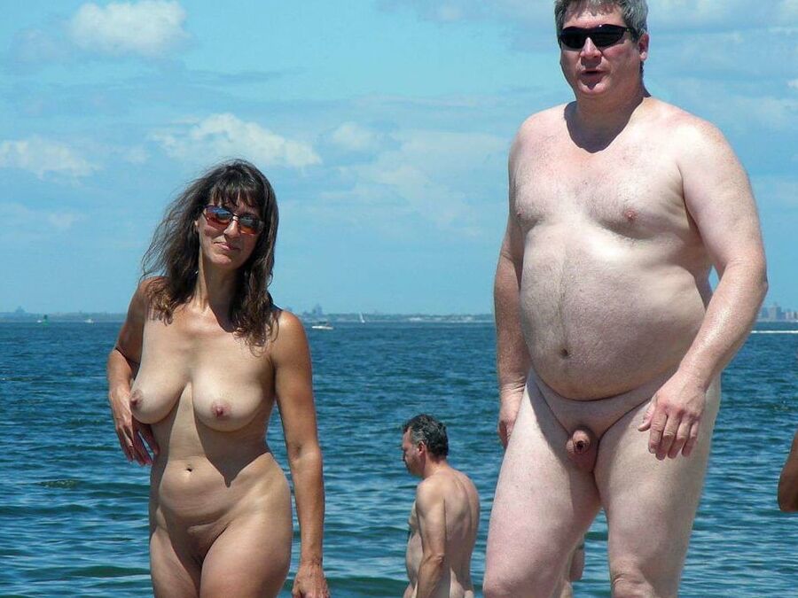 small vs. busty nudists