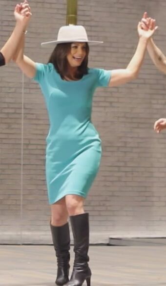 Female Celebrity Boots &amp; Leather - Tamsen Fadal