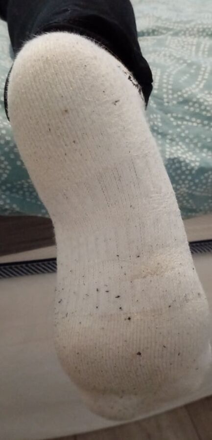 Gf white socks days worn