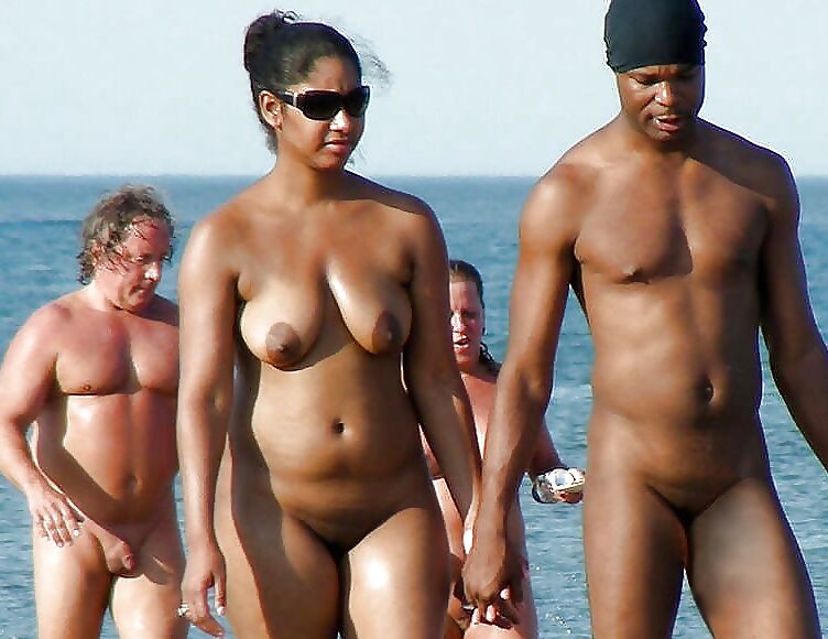 latino hotwife exposed on public beach