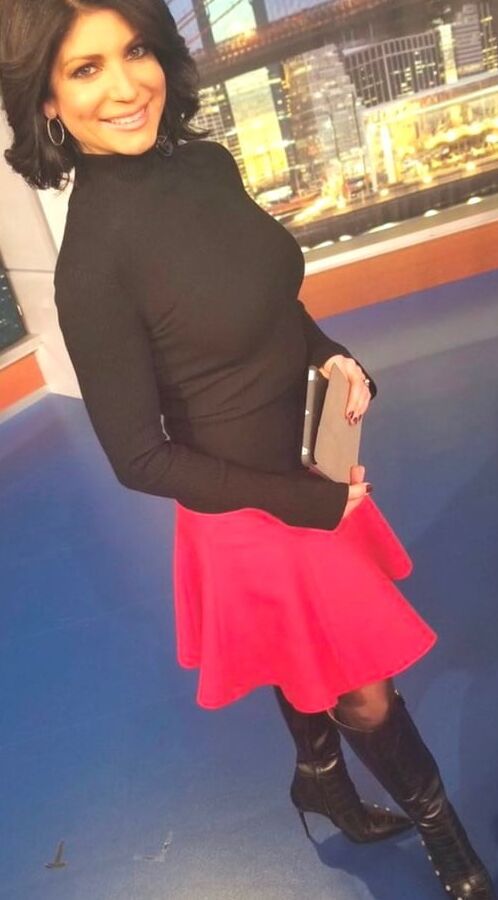 Female Celebrity Boots &amp; Leather - Tamsen Fadal
