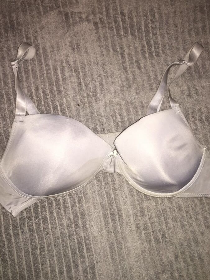 White Bras on Mature women