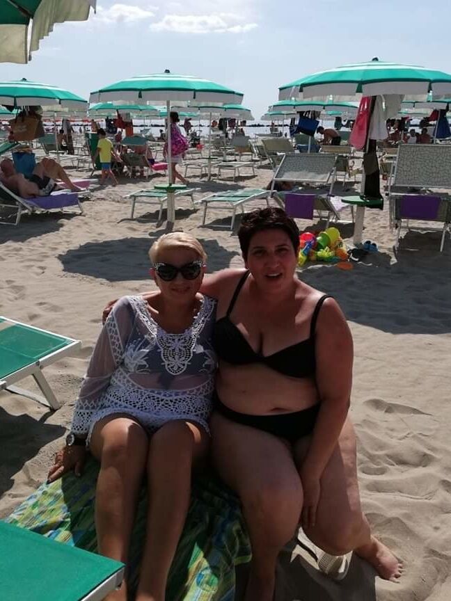 Real granny Housewife by the sea