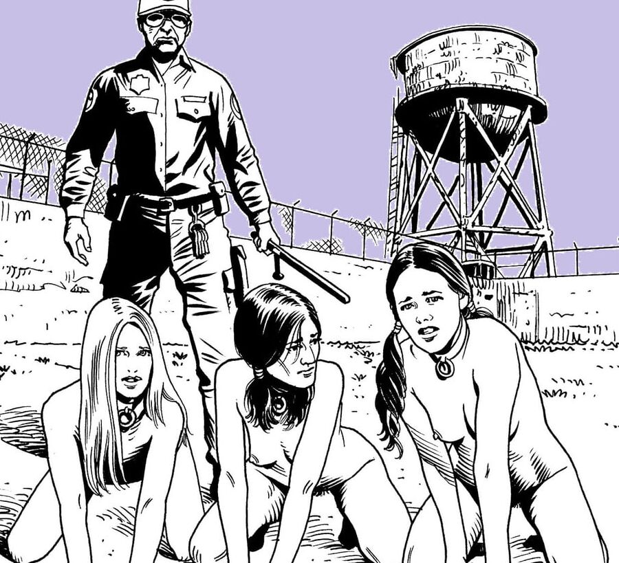 Bruce Morgan&;s drawings for Samia and Mia sans dessous