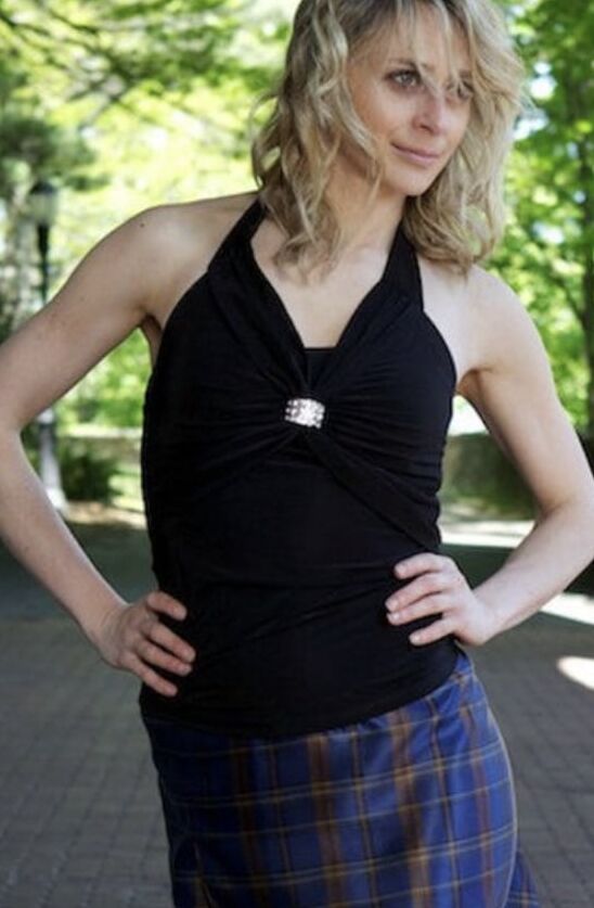 Lovely blonde model
