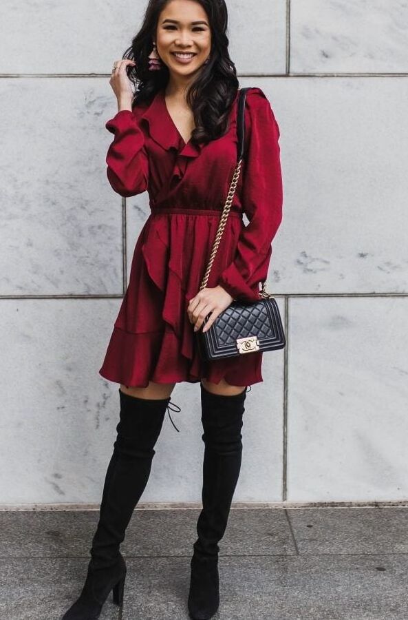 Female Celebrity Boots &amp; Leather - Kim Cung