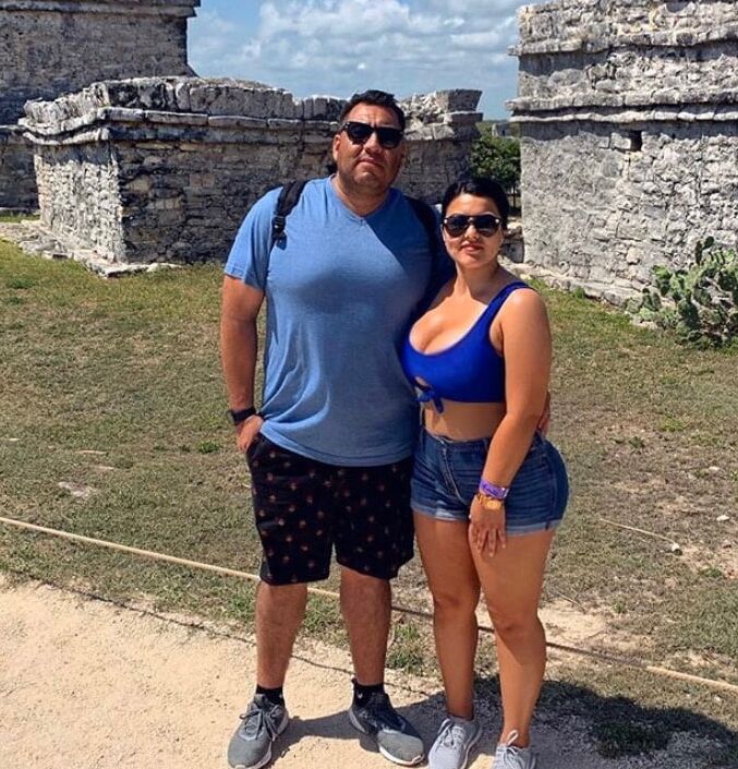 latino hotwife exposed on public beach