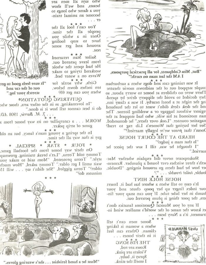 Vintage Magazine Sex to Sexty comedy