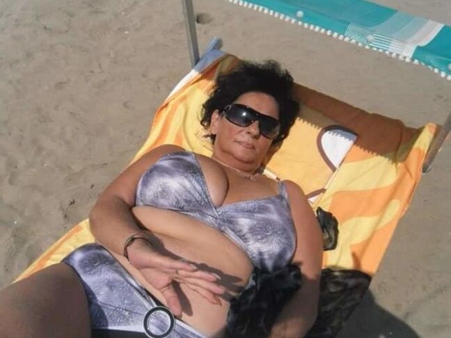 Real granny Housewife by the sea