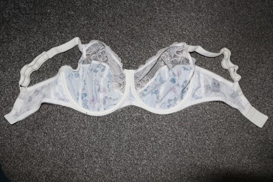 White Bras on Mature women