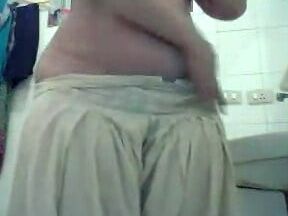 Paki babe nude washroom