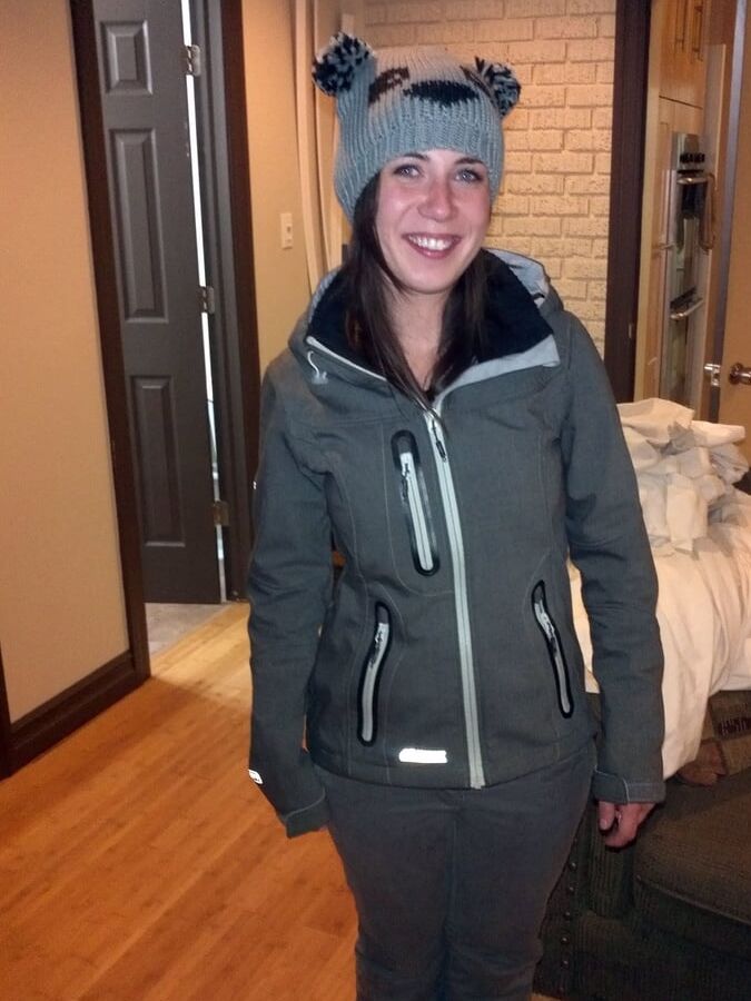 Slender brunette