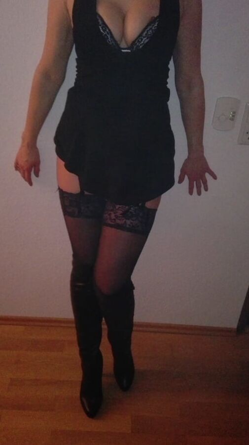 Lady in black