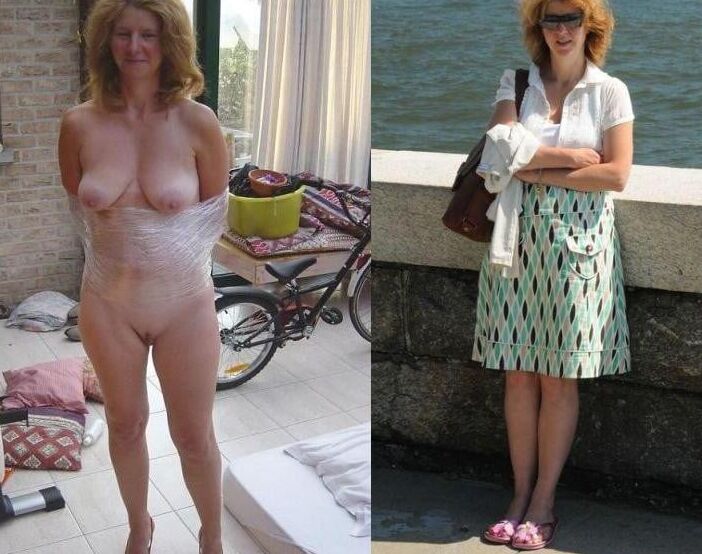 Sexy amateur dressed undressed wives !
