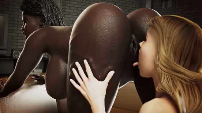 Lesbian domination interracial comic