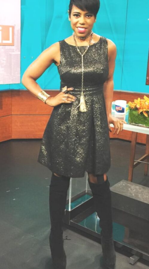 Female Celebrity Boots &amp; Leather - Jacque Reid