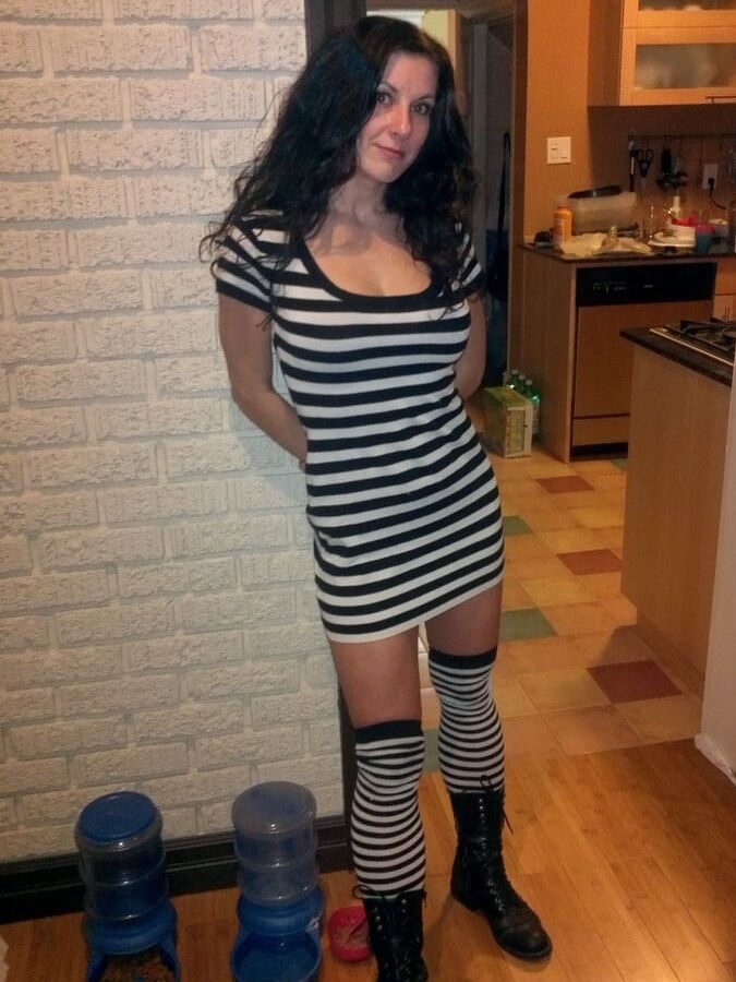 Slender brunette