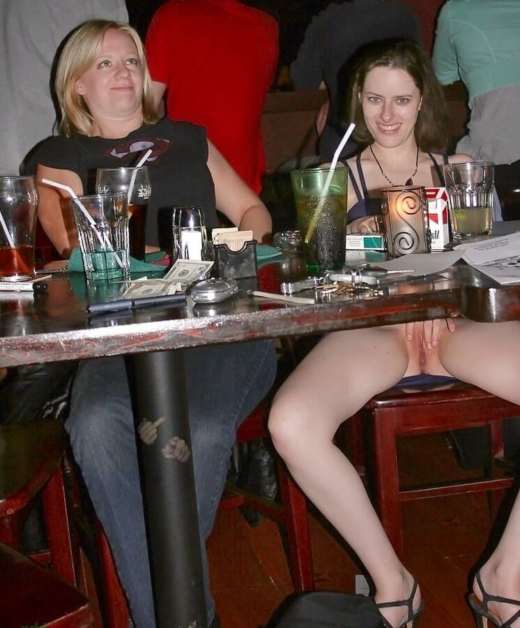 Sexy hot wives flashing in stores, clubs, private places