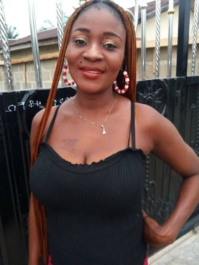 Ella from Nigeria exposed big tits