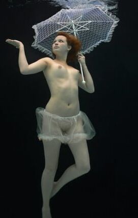 under the water