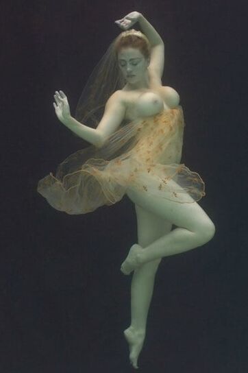 under the water