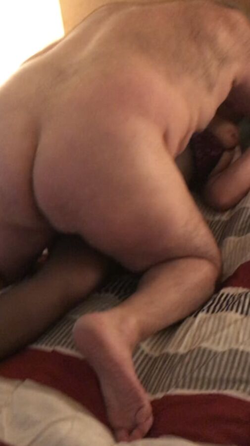 Victoria enjoys his fingers