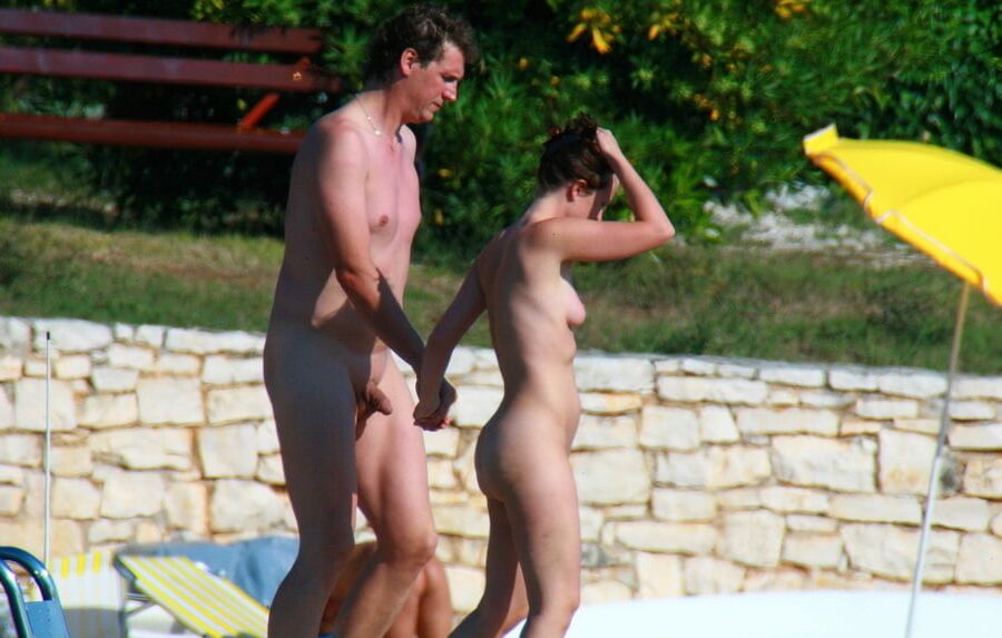 Retro Couples and Milfs in Fkk Resort Croatia