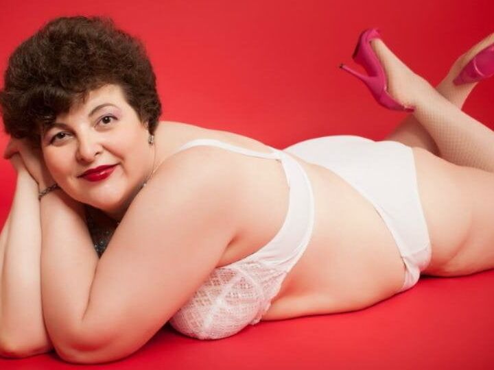 White Bras on Mature women