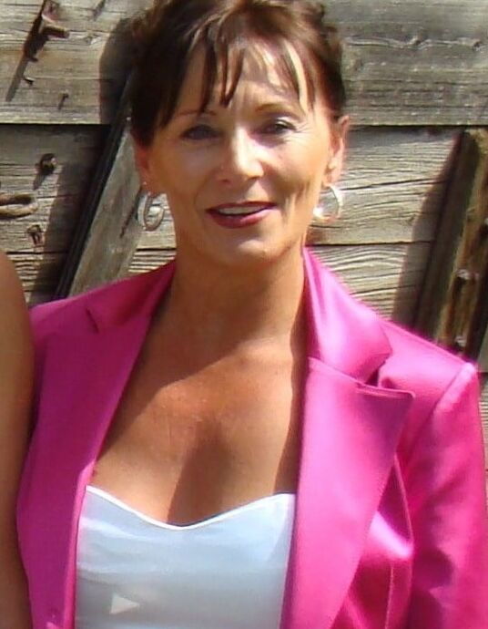 Mature in red shoes